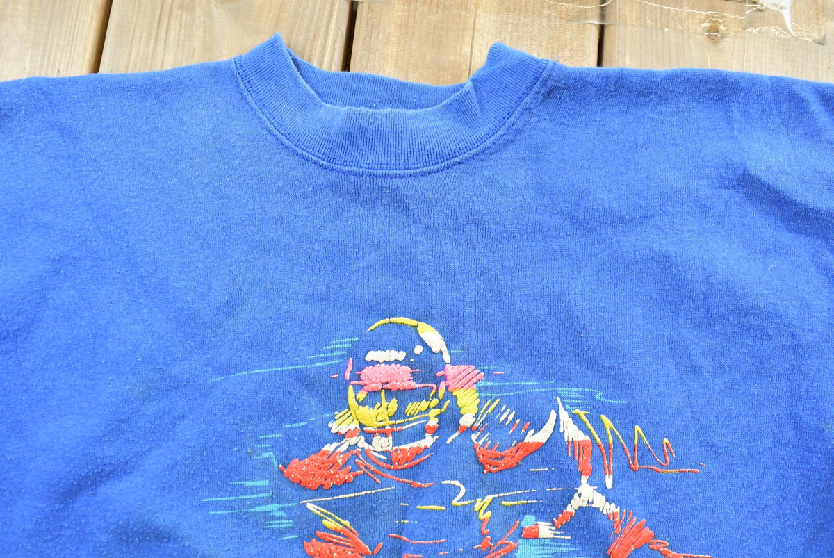 Vintage 1990s SSI New York Giants NFL Football Crewneck Sweatshirt Men's S from propervintagecanada