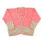 Vintage 1990s SSP Embroidered Desert Knit Cardigan Sweater Women's L from propervintagecanada