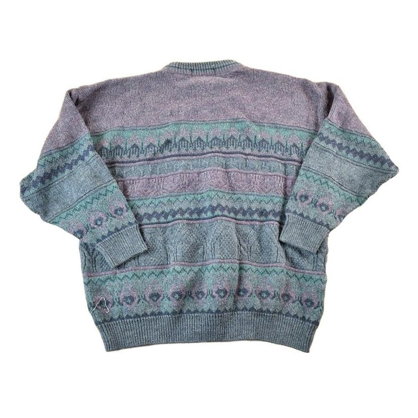 Vintage 1990s St Bernard Wool Blend Knit Sweater Mens XL from propervintagecanada