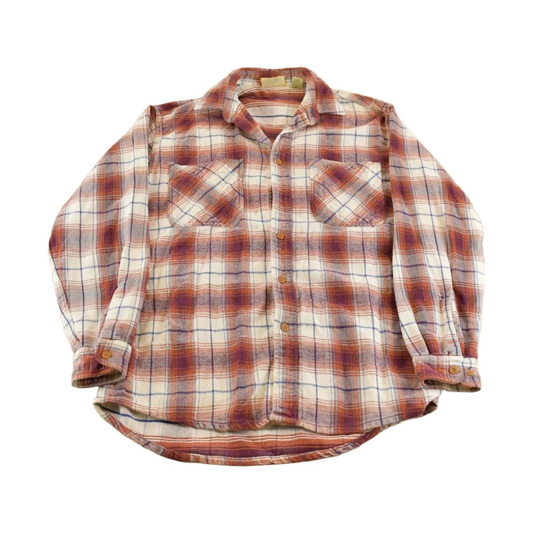 Vintage 1990s St. John's Bay Big Mac Flannel Plaid Button Up Shirt Men's L from propervintagecanada