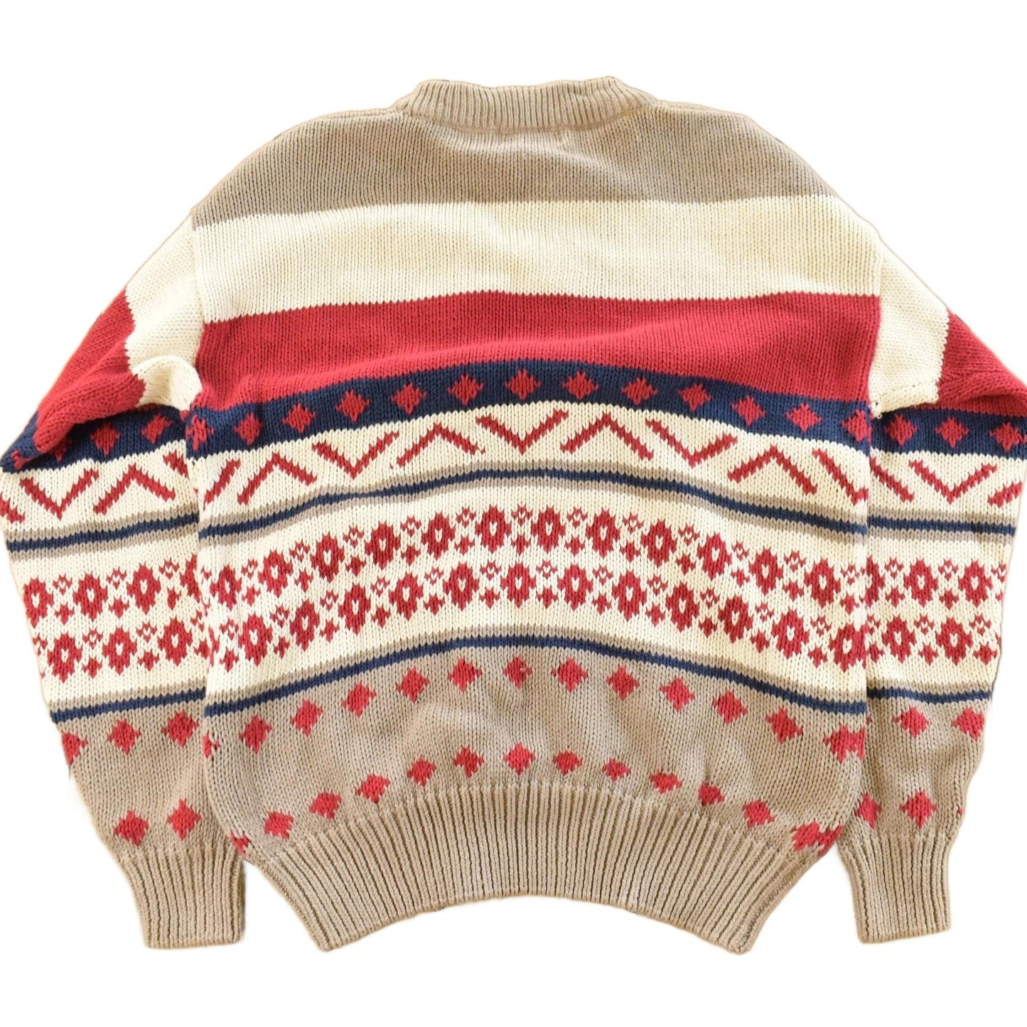 Vintage 1990s St. John's Bay Deer Knit Crewneck Sweater Men's Large from propervintagecanada