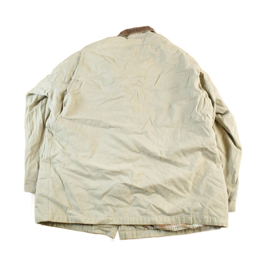 Vintage 1990s St. John's Bay Flannel Lined Barn Chore Coat Men's L from propervintagecanada