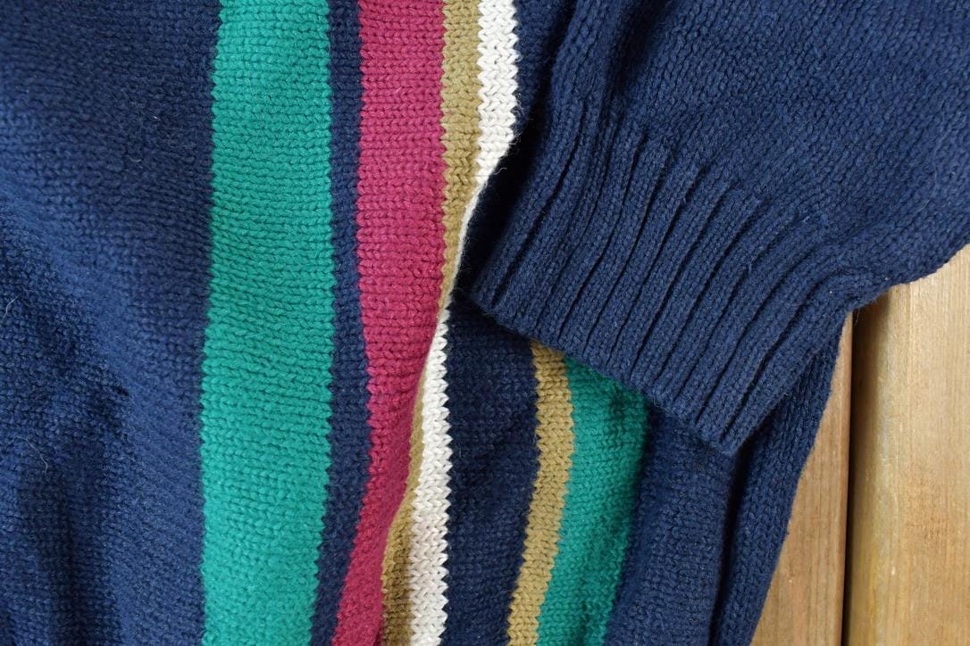 Vintage 1990s St John's Bay Knit Crewneck Sweater Men's Large from propervintagecanada