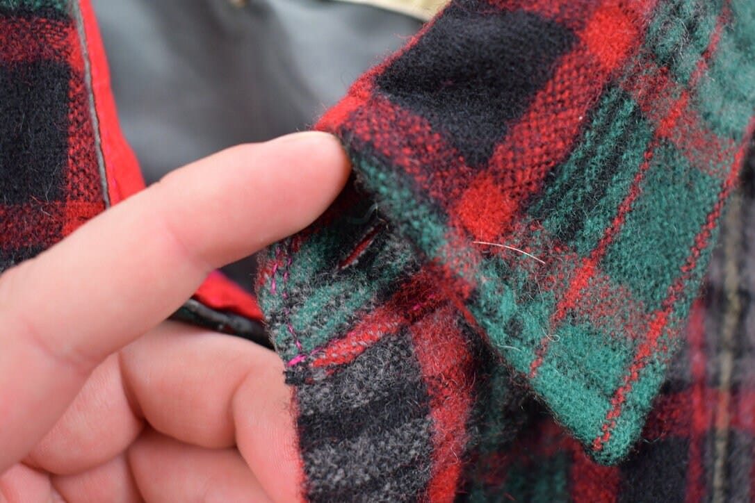 Vintage 1990s St John's Bay Plaid Flannel Button Up Shirt from propervintagecanada