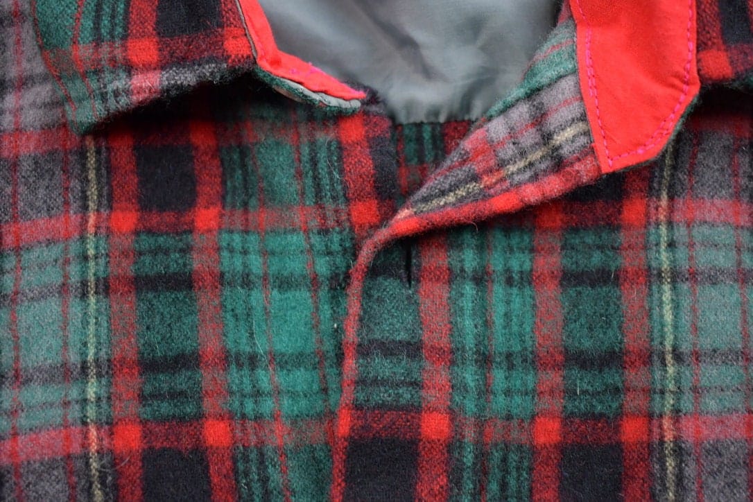 Vintage 1990s St John's Bay Plaid Flannel Button Up Shirt from propervintagecanada