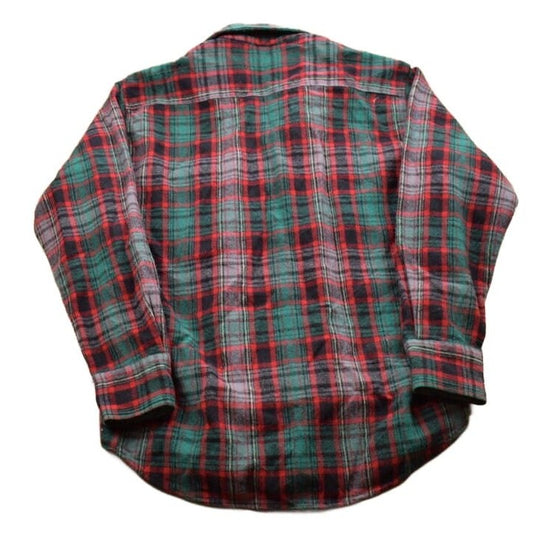 Vintage 1990s St John's Bay Plaid Flannel Button Up Shirt from propervintagecanada