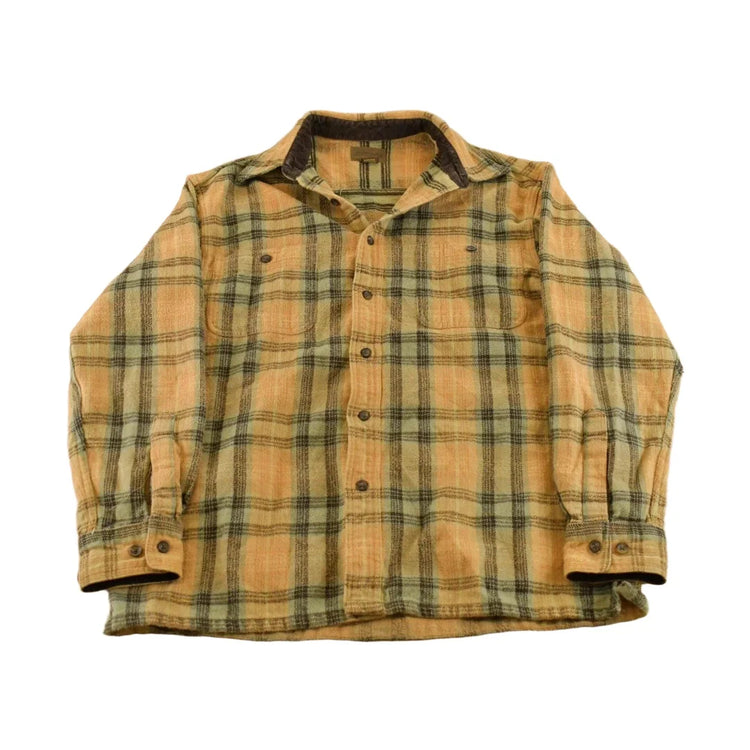 Vintage 1990s St. John's Bay Plaid Flannel Button Up Shirt Men's M from propervintagecanada