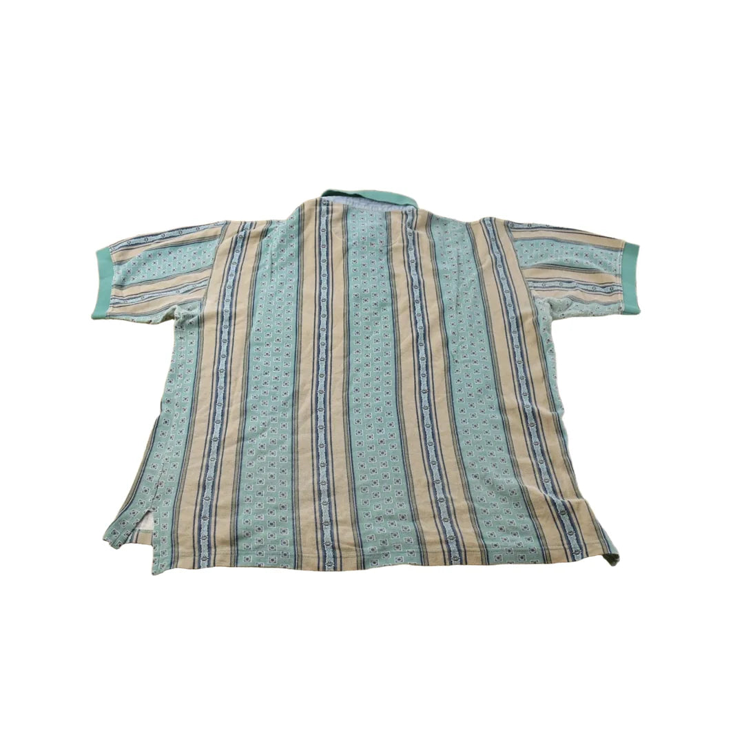Vintage 1990s St John's Bay Polo Shirt Men's Large from propervintagecanada