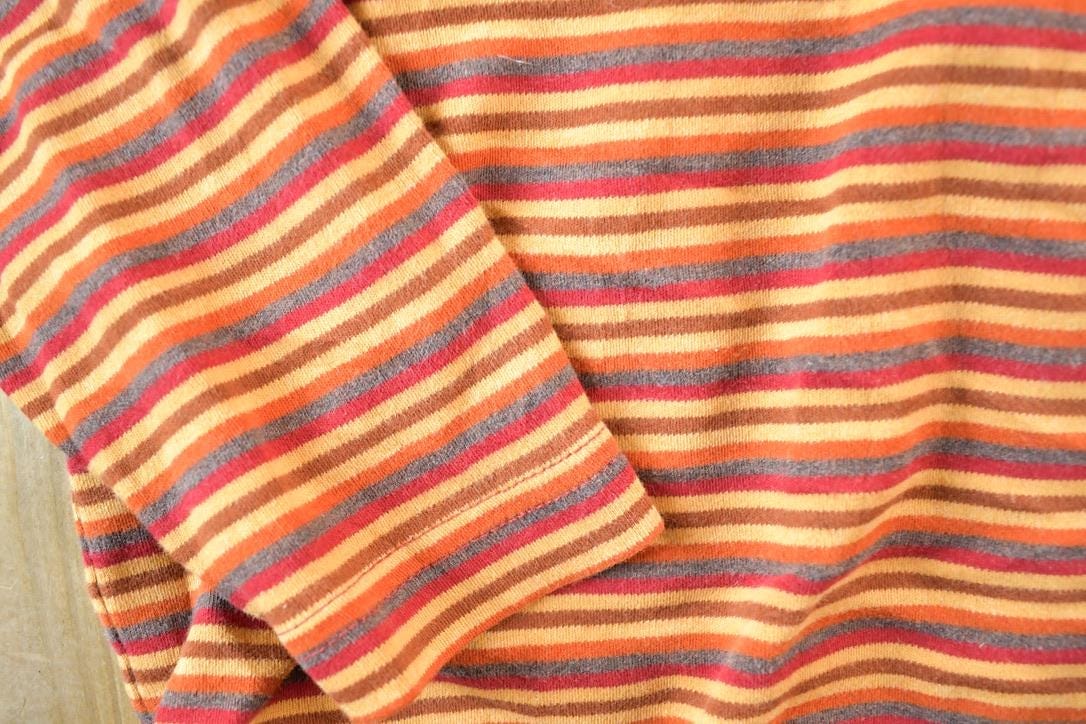 Vintage 1990s St John's Bay Striped Crewneck Sweatshirt Women's Small from propervintagecanada