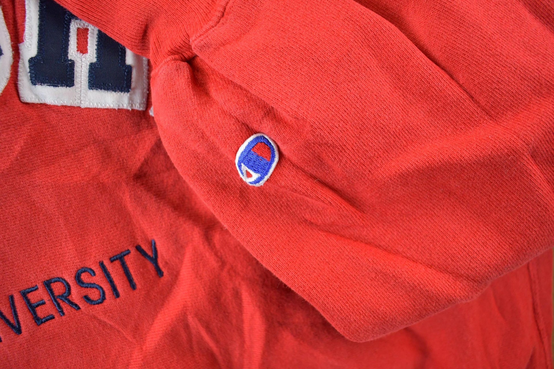 Vintage 1990s St. John's University Champion Reverse Weave Crewneck Sweatshirt Men's 2XL from propervintagecanada