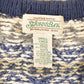 Vintage 1990s St Johns Bay Abstract Knit Cardigan Sweater Vest Men's S / Preppy Knit Cardigan / Fancy Knit Vintage Cardigan from propervintagecanada