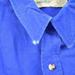 Vintage 1990s St Johns Bay Blank Blue Button Up Shirt Men's XL from propervintagecanada