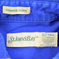 Vintage 1990s St Johns Bay Blank Blue Button Up Shirt Men's XL from propervintagecanada