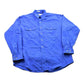 Vintage 1990s St Johns Bay Blank Blue Button Up Shirt Men's XL from propervintagecanada