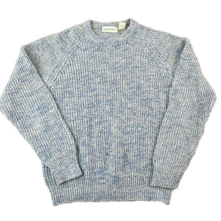 Vintage 1990s St Johns Bay Knit Abstract Pattern Crewneck Sweater Made InMen's Medium from propervintagecanada