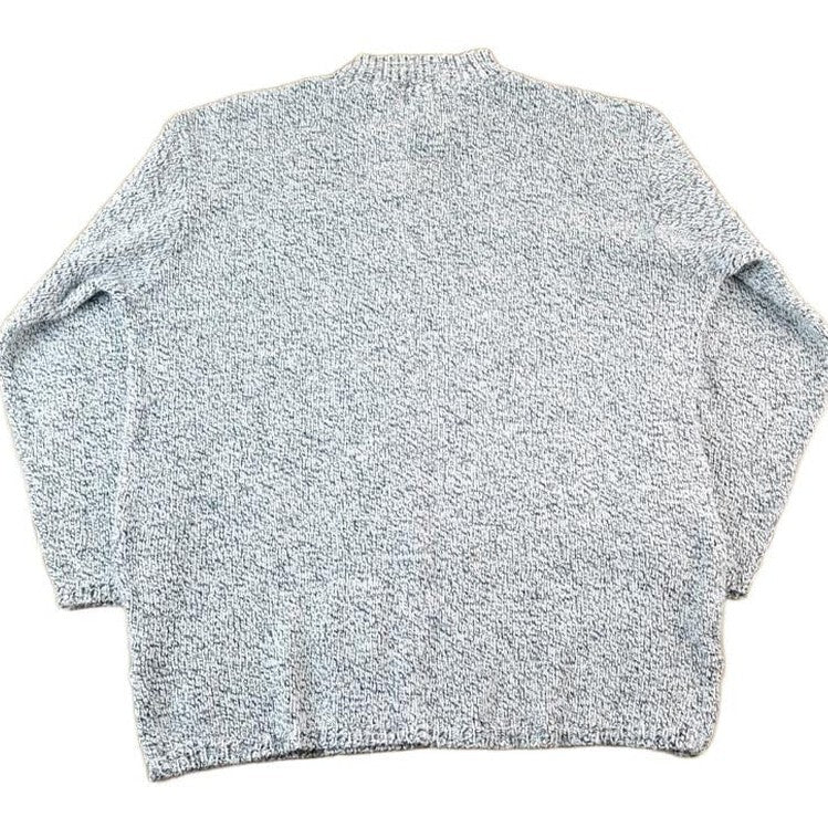 Vintage 1990s St Johns Bay Knit Abstract Pattern Crewneck Sweater Mens L from propervintagecanada