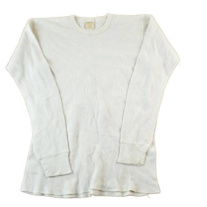 Vintage 1990s St Johns Bay Waffle Knit Crewneck Sweater Mens L from propervintagecanada