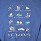 Vintage 1990s St Johns Newfoundland Souvenir Crewneck Sweatshirt Made In USA Men's XL from propervintagecanada