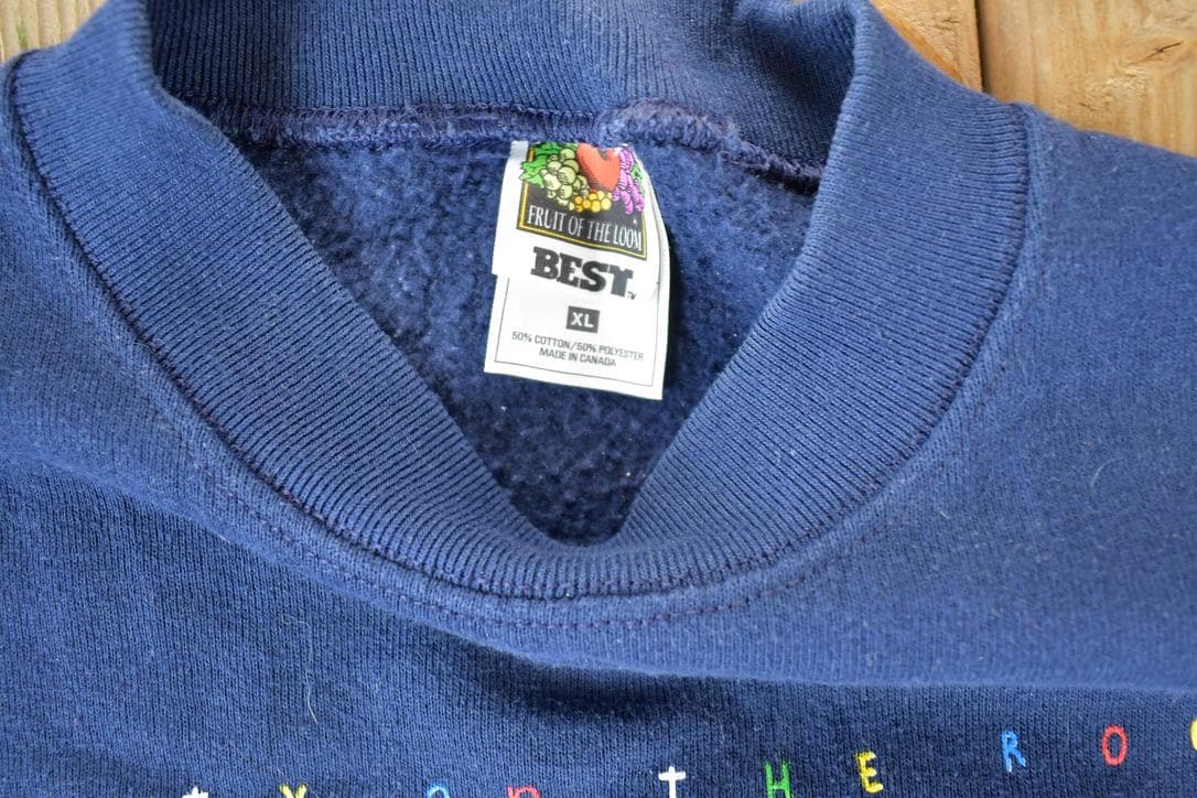 Vintage 1990s St Johns Newfoundland Souvenir Crewneck Sweatshirt Made In USA Men's XL from propervintagecanada