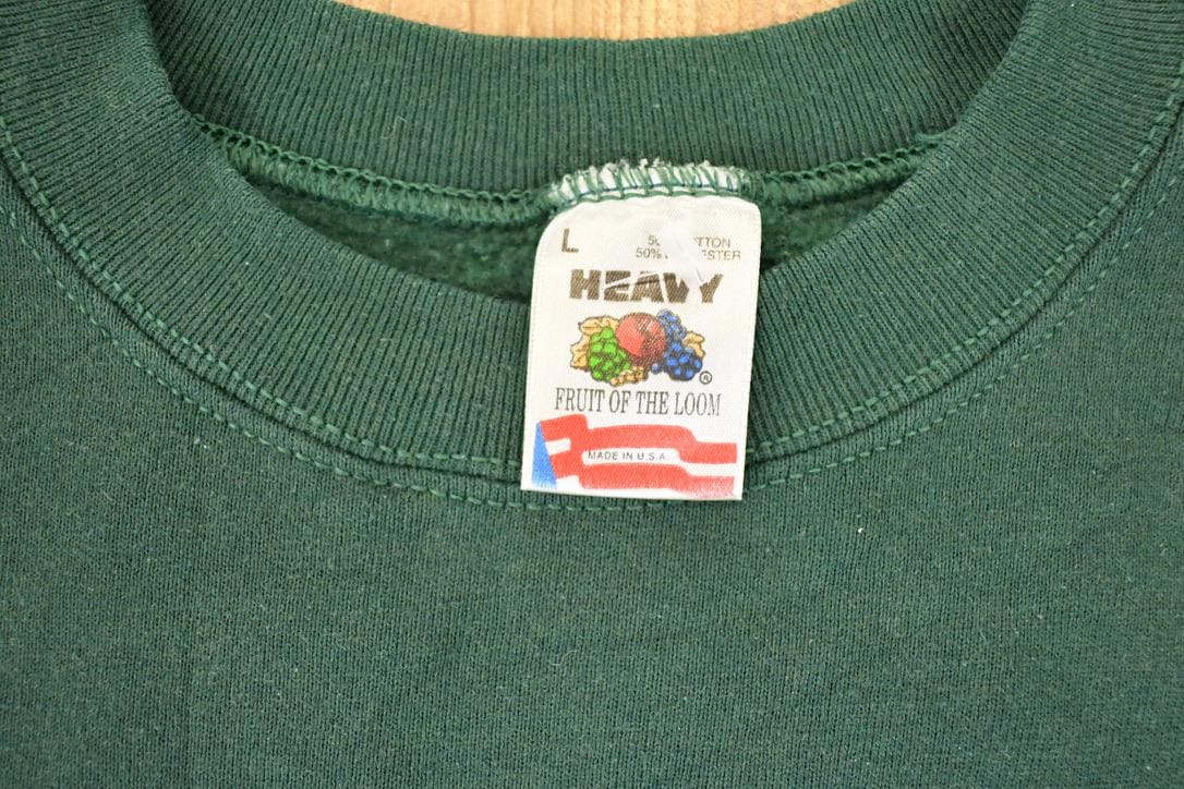 Vintage 1990s St Jude Medical Embroidered University Crewneck Sweater Mens M from propervintagecanada