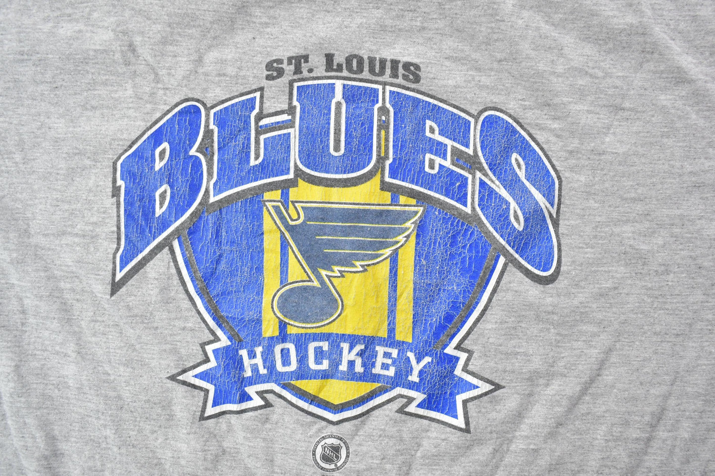 Vintage 1990s St Louis Blues NHL Graphic T-Shirt / Made In USA / Single Stitch / NHL Hockey / 90s Streetwear / Sportswear from propervintagecanada