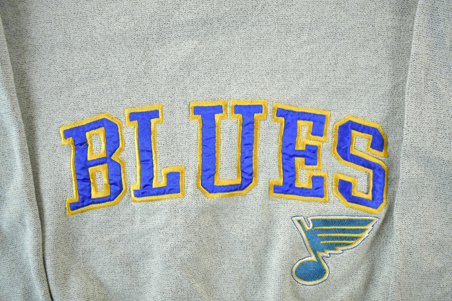 Vintage 1990s St Louis Blues NHL Hockey Crewneck Sweatshirt Men's Small from propervintagecanada