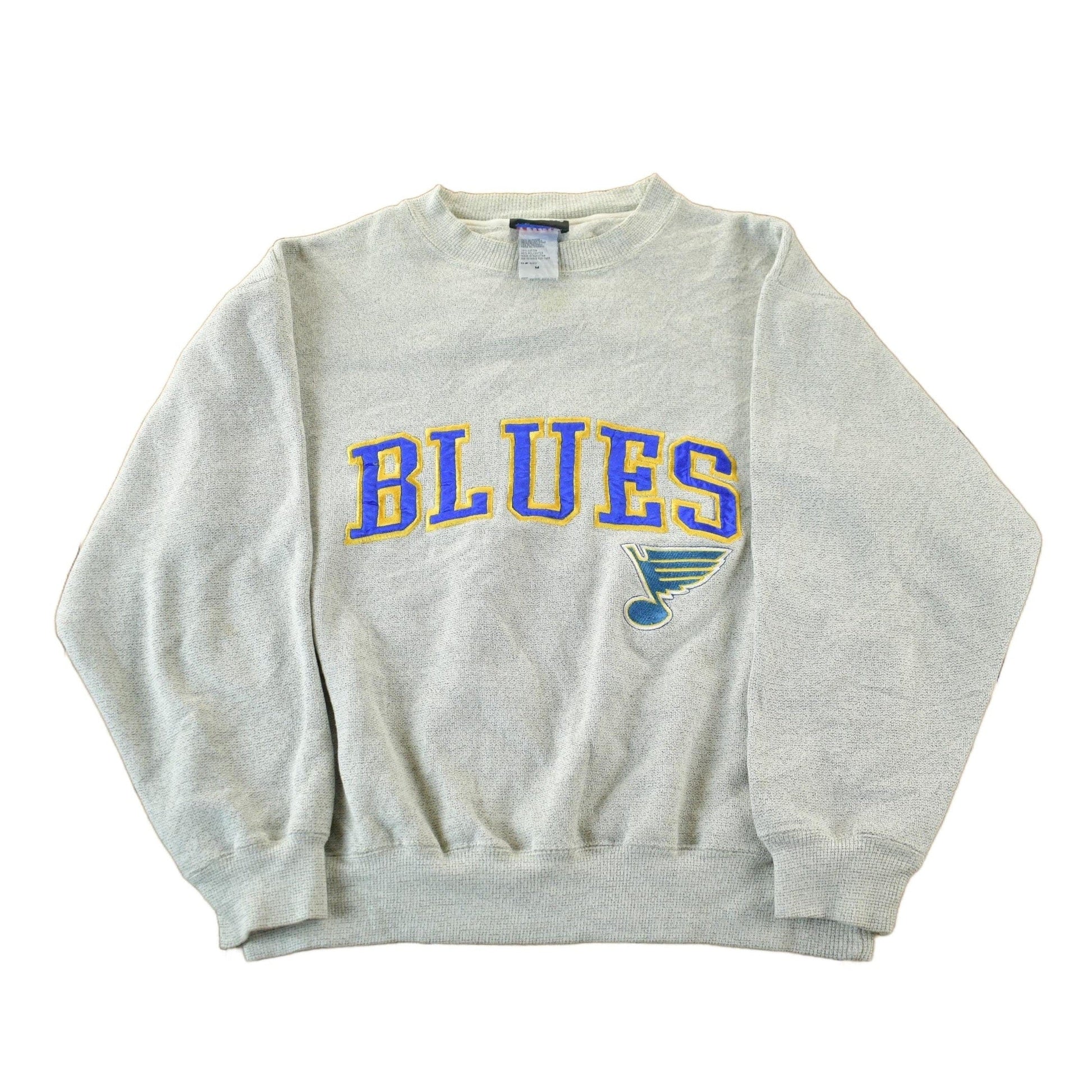 Vintage 1990s St Louis Blues NHL Hockey Crewneck Sweatshirt Men's Small from propervintagecanada
