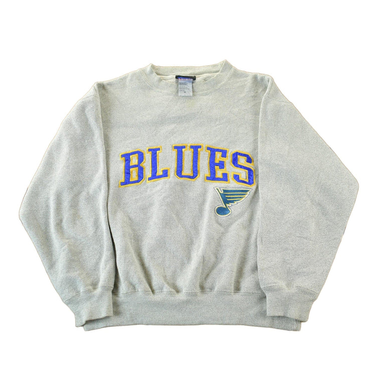 Vintage 1990s St Louis Blues NHL Hockey Crewneck Sweatshirt Men's Small from propervintagecanada