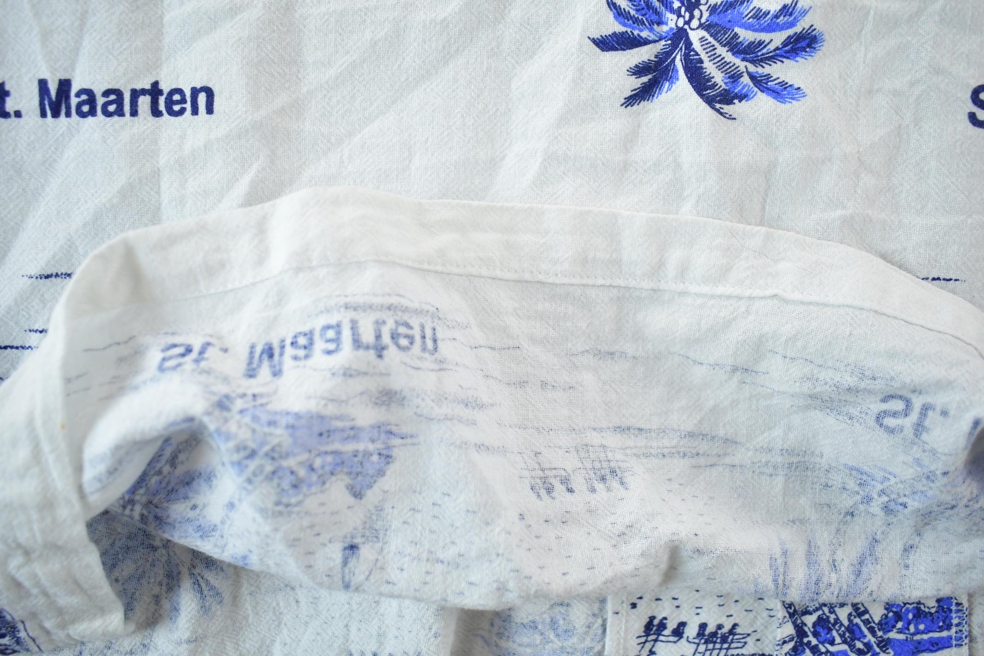 Vintage 1990s St. Maarten Button Up Shirt from propervintagecanada