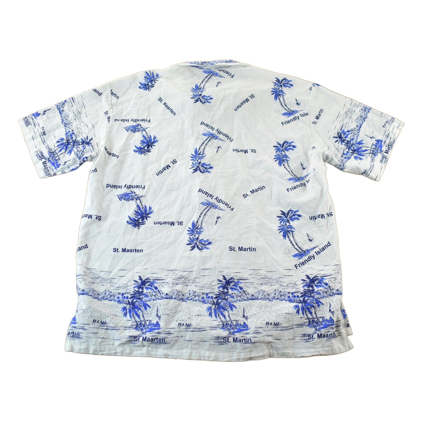 Vintage 1990s St. Maarten Button Up Shirt from propervintagecanada