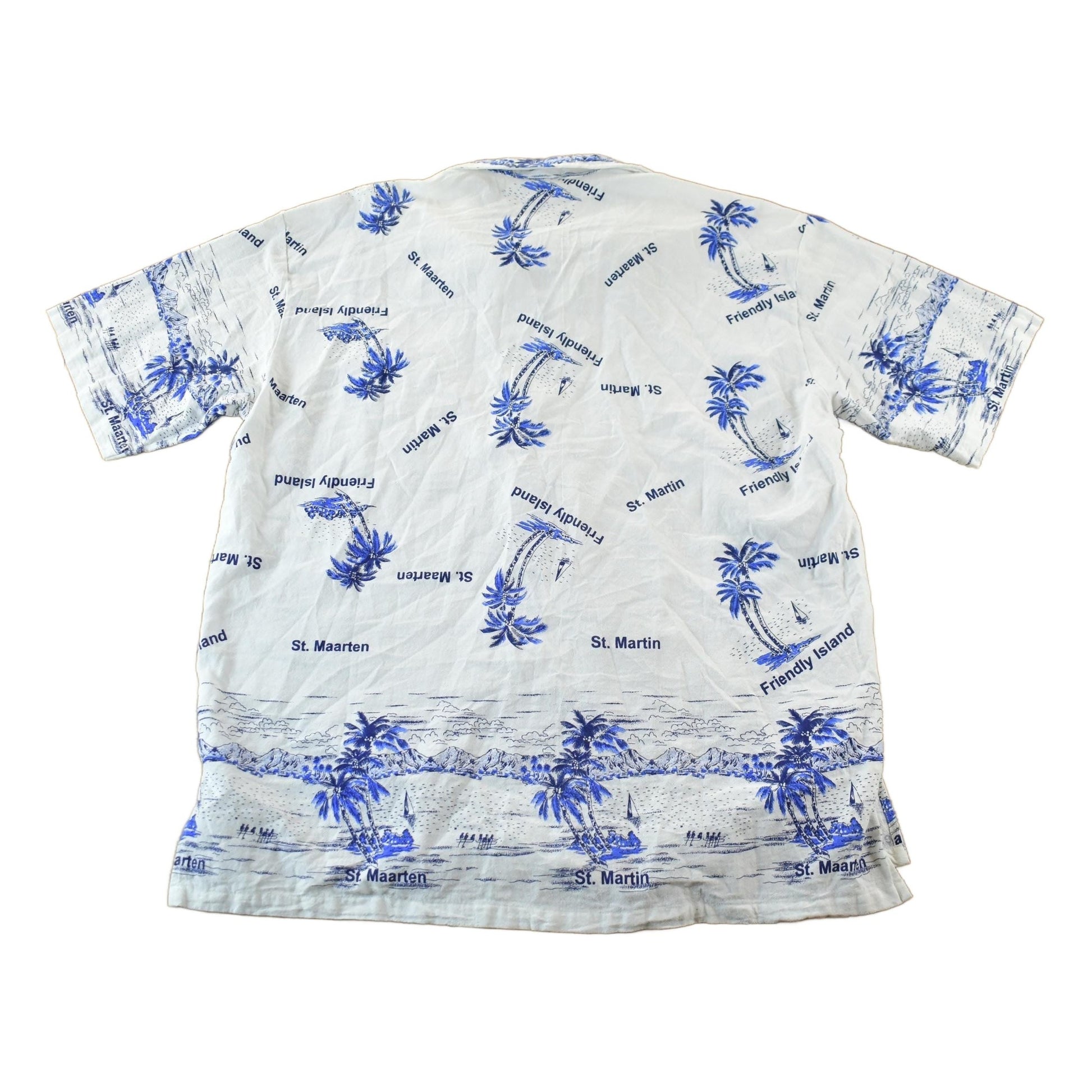 Vintage 1990s St. Maarten Button Up Shirt from propervintagecanada