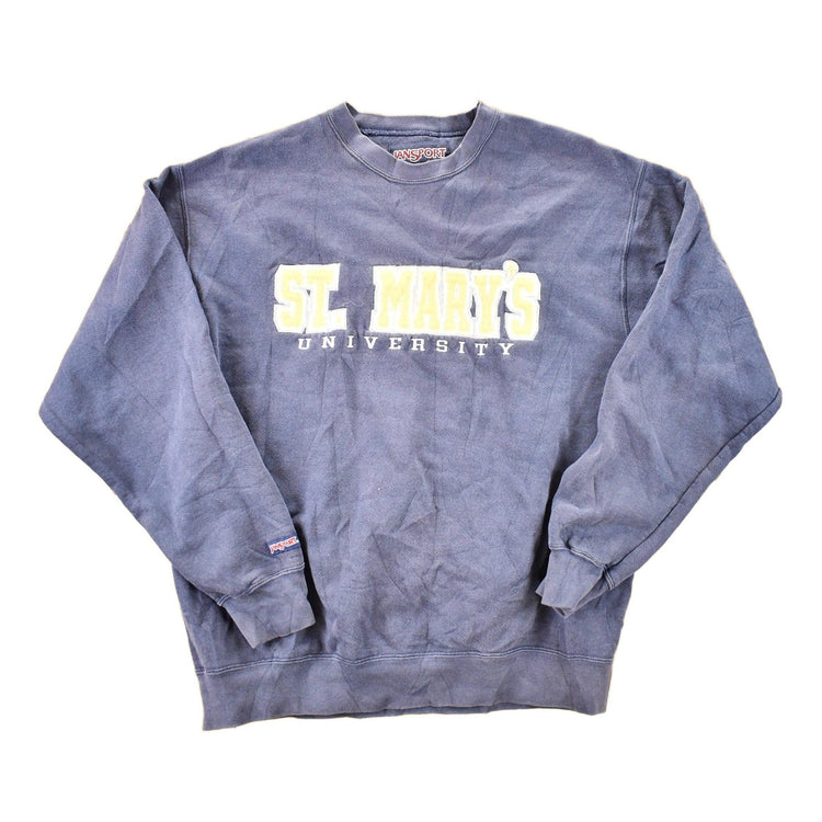Vintage 1990s St Mary's University Jansport Crewneck Sweatshirt Mens M from propervintagecanada