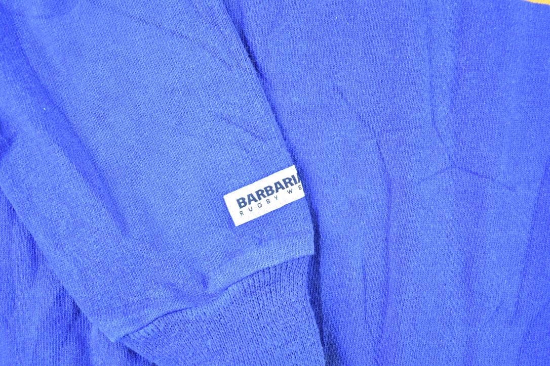 Vintage 1990s St Maximilian Kolbe Barbarian Rugby Heavyweight Button Up Shirt from propervintagecanada