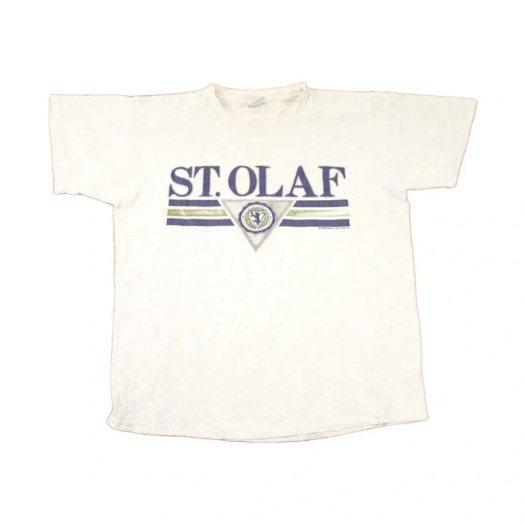 Vintage 1990s St Olaf Collegiate T-Shirt Men's L from propervintagecanada