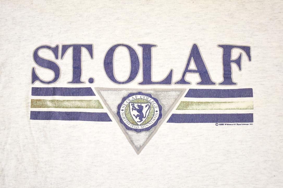 Vintage 1990s St Olaf Collegiate T-Shirt Men's L from propervintagecanada