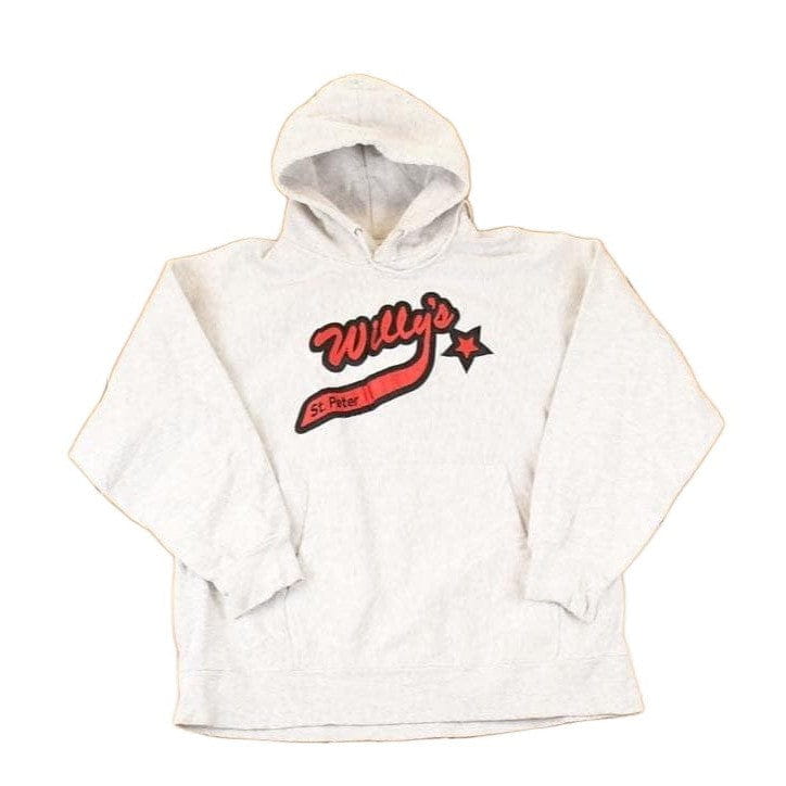 Vintage 1990s St Peters Willy's Cross Grain University Hoodie Sweater Men's L from propervintagecanada
