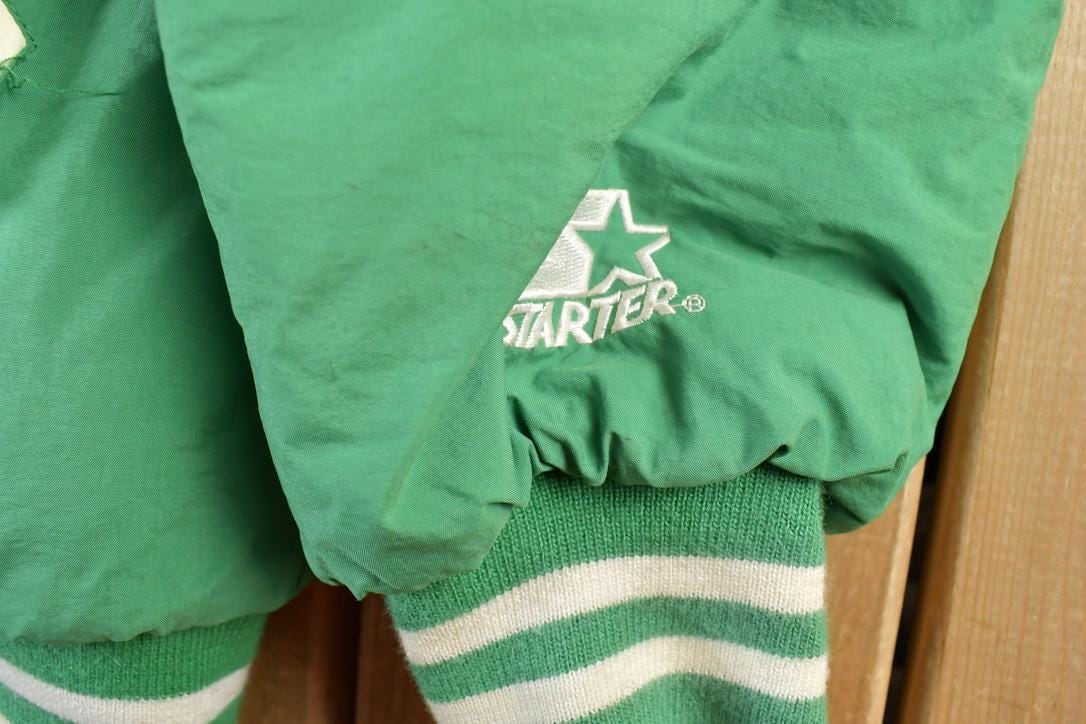 Vintage 1990s Starter Boston Celtics Full Zip NBA Basketball Jacket from propervintagecanada