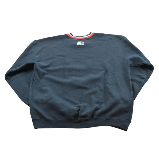 Vintage 1990s Starter Chicago Blackhawks NHL Hockey Embroidered Sweatshirt Men's L from propervintagecanada