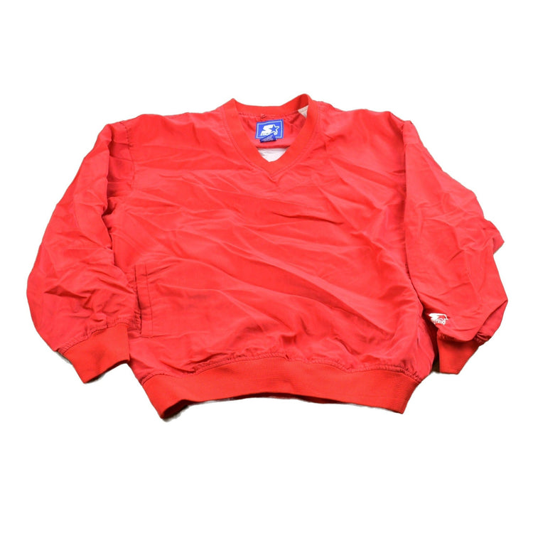 Vintage 1990s Starter Crewneck Windbreaker Men's 2XL from propervintagecanada