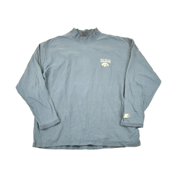 Vintage 1990s Starter Iowa Hawkeyes Collegiate Shirt Men's XL from propervintagecanada