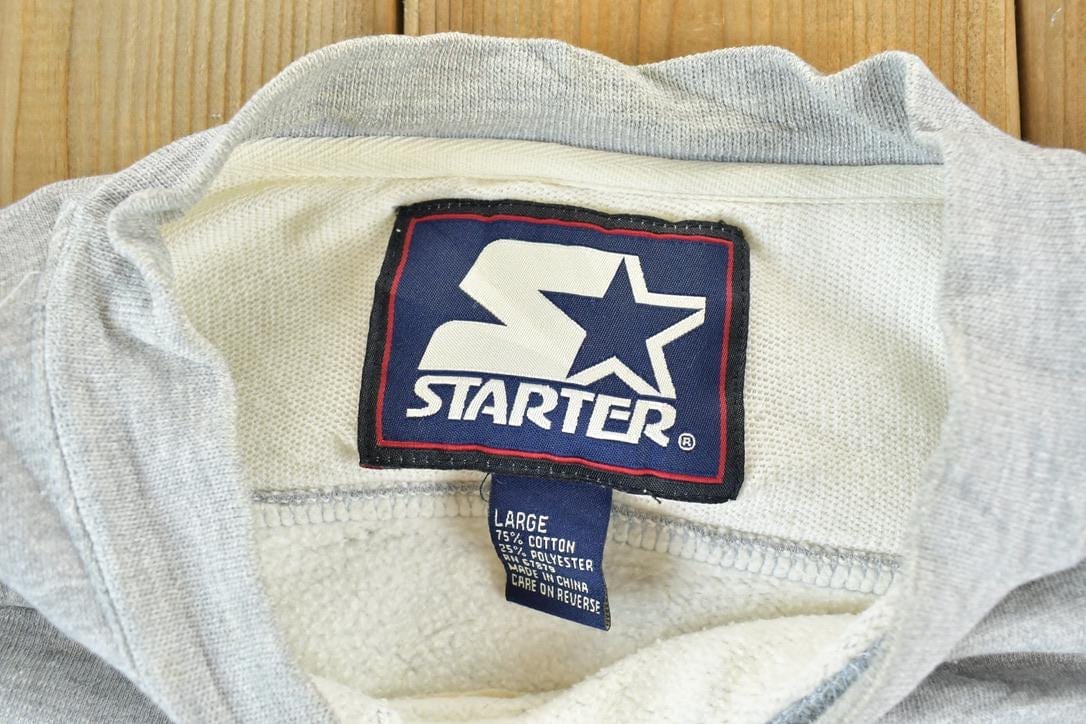 Vintage 1990s Starter Kansas University Crewneck Men's XL from propervintagecanada