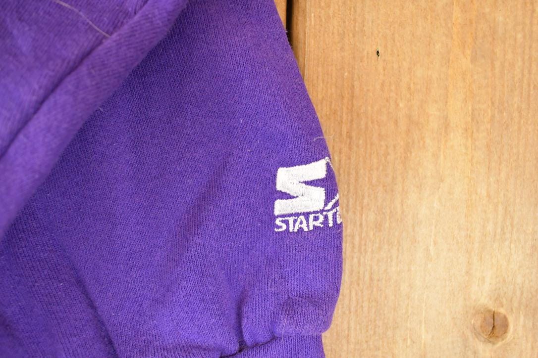 Vintage 1990s Starter Minnesota Vikings Embroidered NFL Crewneck Sweatshirt Mens XL from propervintagecanada