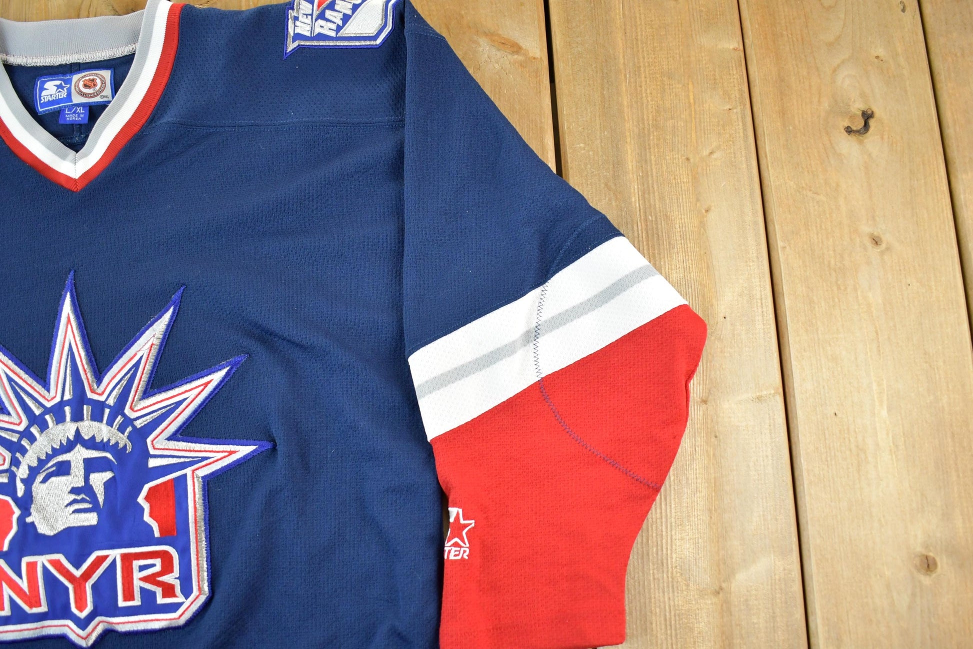 Vintage 1990s Starter New York Rangers Wayne Gretzky Jersey Youth Large Men's Large