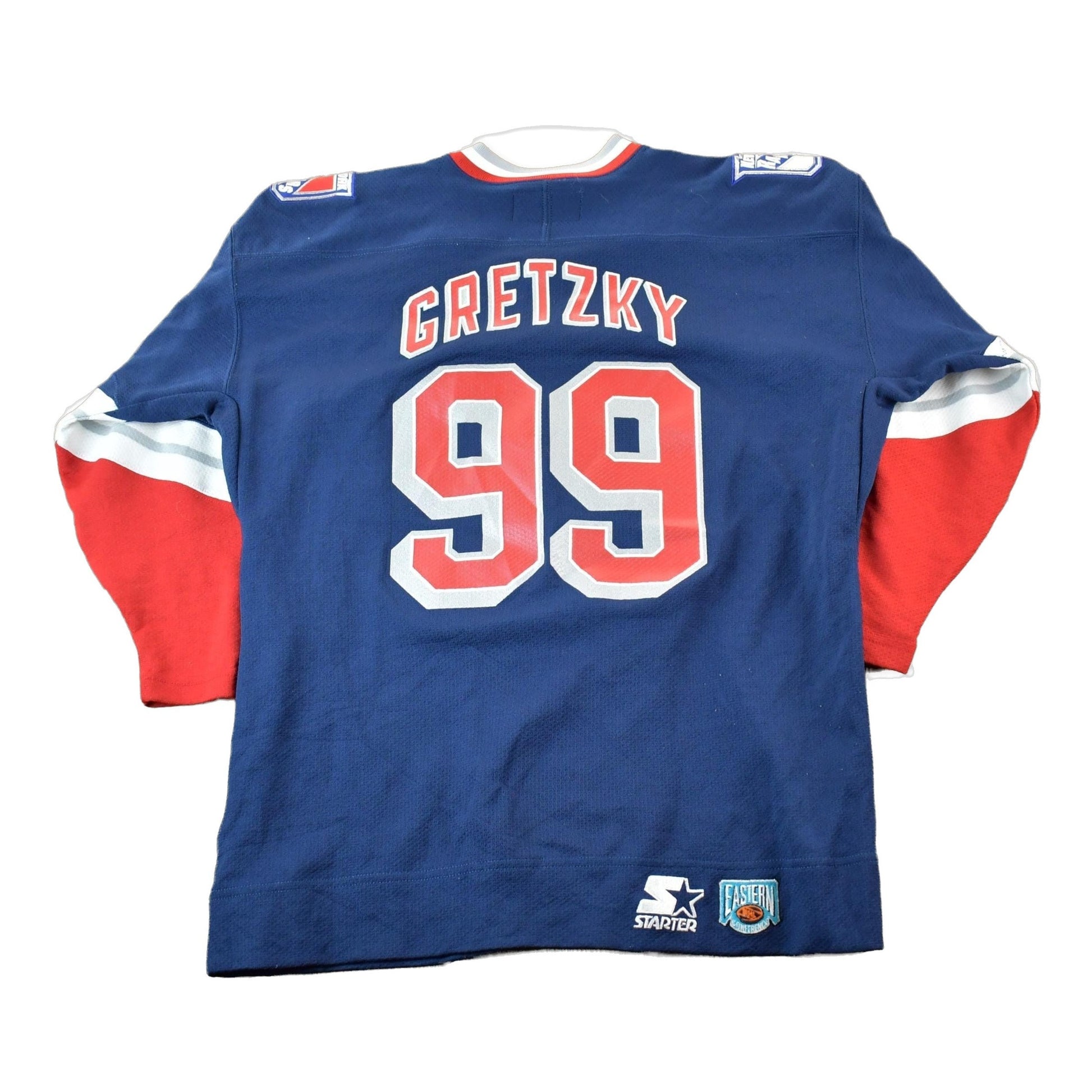 Vintage 1990s Starter New York Rangers Wayne Gretzky Jersey Youth Large Men's Large