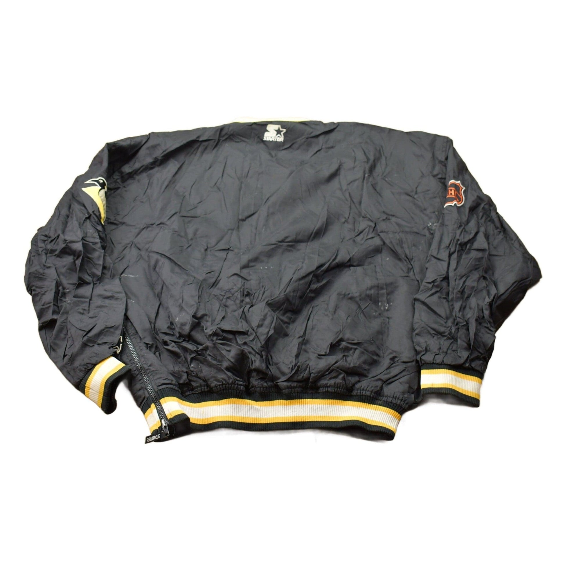 Vintage 1990s Starter Pittsburgh Penguins NHL Windbreaker Jacket Men's 2XL from propervintagecanada