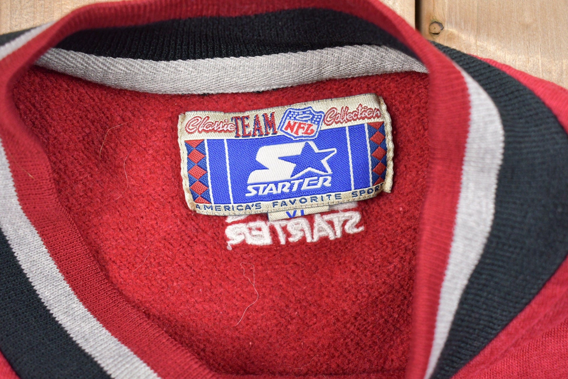 Vintage 1990s Starter San Francisco 49ers Crewneck Sweatshirt Men's XL from propervintagecanada