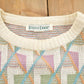 Vintage 1990s Steeple Chase Knitted Abstract Crewneck Sweater Men's Large from propervintagecanada