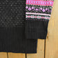 Vintage 1990s Stefano Basics Snowflake Knit Mohair Mockneck Sweater Women's L from propervintagecanada