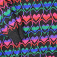 Vintage 1990s Stefano International AOP Rainbow Hearts Knit Crewneck Sweater Womens XL from propervintagecanada