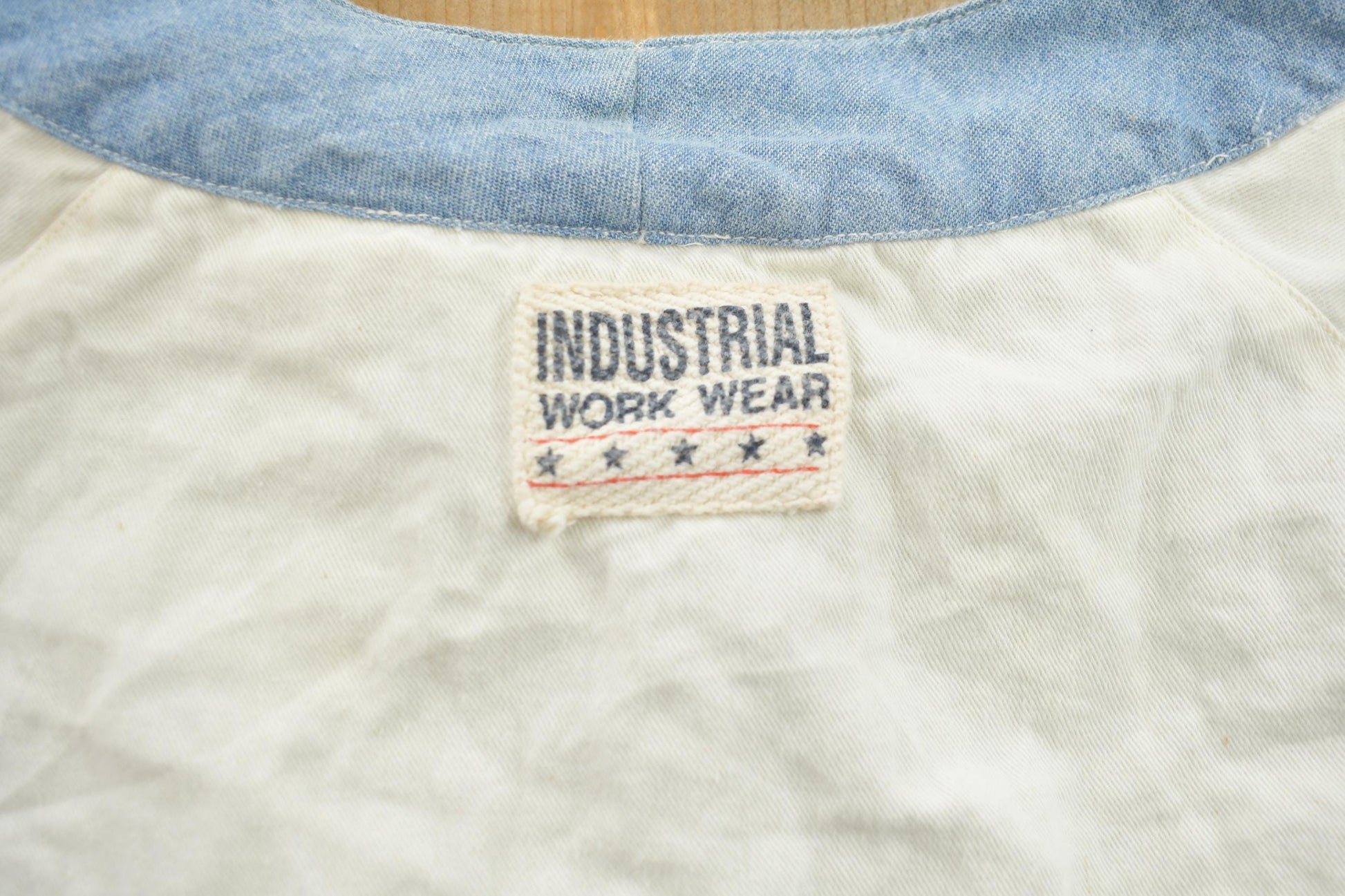 Vintage 1990s Steffano Denim Patchwork Quilted Button Down Men's Large from propervintagecanada